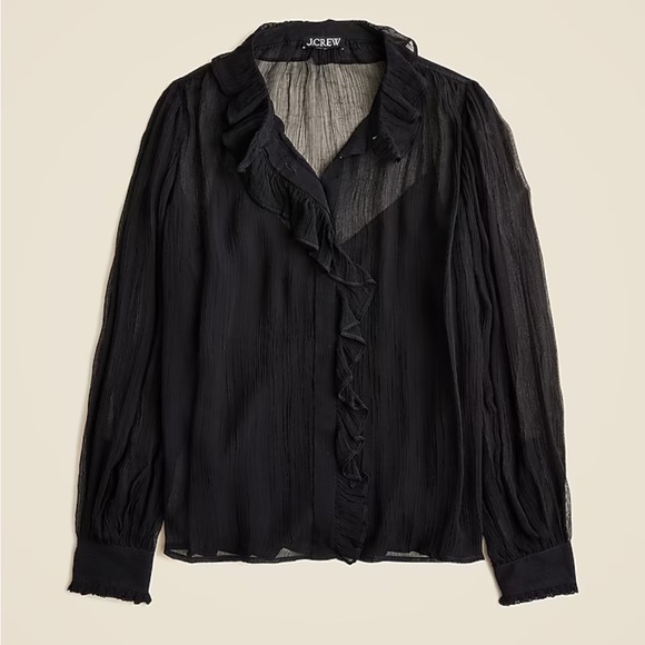 NWT JCrew Ruffle Cami/Blouse Set - Picture 1 of 5